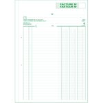 Manifold Factures 29 7x21cm 50 Feuillets Double Autocopiant Billingue - Blanc - X 5 - Exacompta