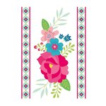 Transfert thermocollant pour textiles - a5 - fleurs - viva la vida