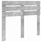vidaXL Tête de lit Gris béton 135 cm Bois d'ingénierie