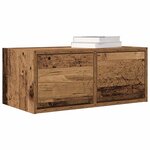 vidaXL Meuble TV vieux bois 60x31x25 5 cm bois d'ingénierie