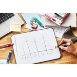 Etui carton de 4 crayons marqueurs MARKdry + 1 taille-crayon + 1 chiffonnette STABILO