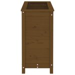 vidaXL Jardinière marron miel 82 5x40x78 cm bois massif de pin