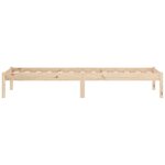 vidaXL Cadre de lit sans matelas 100x190 cm bois de pin massif