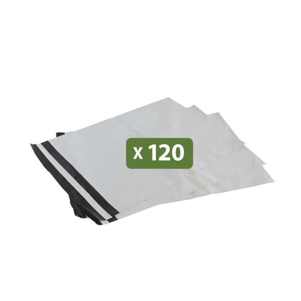 Pack and Move - Lot 120 enveloppes pour expédition -33 x 43 cm - Fermeture adhésive - Opaques  étanches et indéchirables