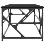 vidaXL Table basse Noir 100x50x40 cm Bois d'ingénierie