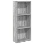 vidaXL Armoire murale de salle de bain Gris Sonoma 30 x 14 x 70 cm