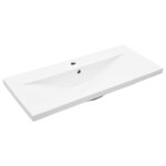 vidaXL Ensemble de meubles de salle de bain 4 Pièces gris béton