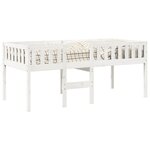 vidaXL Lit pour enfants sans matelas blanc 90x190cm bois de pin massif