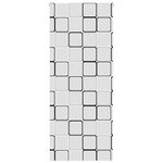 vidaXL Store enrouleur de douche 90x240 cm largeur du tissu 86 cm