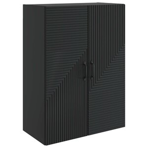 vidaXL Armoire Murale Noir 66 x 34 5 x 90 cm Bois d'ingénierie