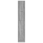 vidaXL Armoire apothicaire sonoma gris 30x41x174 5cm bois d'ingénierie