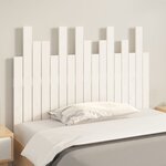vidaXL Tête de lit murale Blanc 108x3x80 cm Bois massif de pin