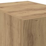 vidaXL Haut de buffet en chêne 40x42.5x185 cm en bois d'ingénierie