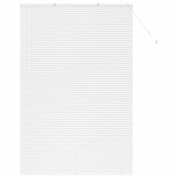 vidaXL Stores vénitiens Blanc 220x150cm Aluminium