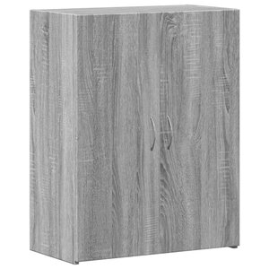vidaXL Armoire de classement sonoma gris bois d'ingénierie