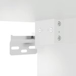 vidaXL Armoire murale de bain blanc 100x25x30 cm bois d'ingénierie
