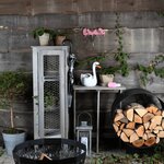 Esschert Design Support de stockage du bois de chauffage Rond FF282