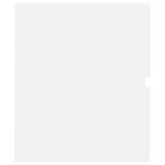 vidaXL Armoire d'évier Blanc 60x38 5x45 cm Aggloméré
