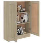 vidaXL Bibliothèque Chêne sonoma 82 5x30 5x115 cm Bois d'ingénierie