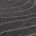 vidaXL Tapis de surface Carré HUARTE Anthracite 120 x 120 cm Polyester