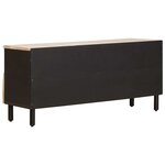 vidaXL Meuble TV avec tiroir Finition Lavage Blanc 100 x 33 x 46 cm