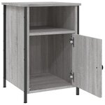 vidaXL Tables de chevet 2 Pièces sonoma gris 40x42x60cm bois d'ingénierie
