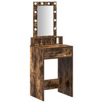 vidaXL Table de Toilette Marron 50 x 41 x 140 cm Bois d'ingénierie