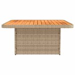 vidaXL 2 Pièce Canapé du milieu de jardin avec table relevable
