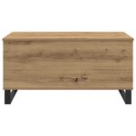 vidaXL Table basse chêne artisanal 90x44 5x45 cm bois d'ingénierie