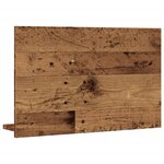 vidaXL Armoire à miroir de salle de bain vieux bois bois d'ingénierie