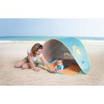 LUDI Tente de plage et piscine pour bébé - en tissu avec protection UV 50 - des 10 mois