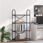 vidaXL Étagère Bois ancien 80 x 30 x 146 cm Bois d'ingénierie