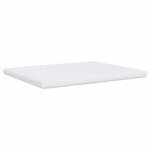 vidaXL Matelas en mousse blanc 180x220 cm 7 zones dureté 20 ILD