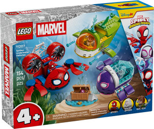 LEGO Marvel 11207 Spidey : les véhicules sous-marins 154 pièces 3 minifigurines