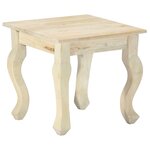 vidaXL Table d'appoint 43 x 43 x 40 cm Bois de manguier massif