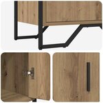vidaXL Buffet chêne artisanal 78 x 35.5 x 74.5 cm Bois d'ingénierie