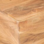 vidaXL Table basse en forme de V 66x66x30 cm Bois d'acacia massif