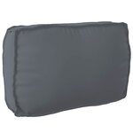 vidaXL Ensemble de Canapés Uni 2 Pièces Anthracite Bois d'Acacia Massif