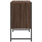 vidaXL Armoire lavabo de salle de bain chêne marron bois d'ingénierie