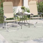 vidaXL Tapis de surface PALMERAS Vert 120 x 170 cm Polyester