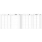 Registre des visites 25x32cm 80 pages EXACOMPTA