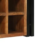 vidaXL Étagère à vin Marron 34.5 x 35 x 39 cm Bois d'acacia massif