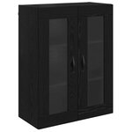 vidaXL Meuble mural Chêne noir 69 5 x 34 x 90 cm