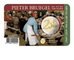 Pièce de monnaie 2 euro commémorative Belgique 2019 BU – Pieter Bruegel