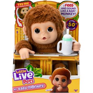 Moose Toys 26558 - Little Live Pets - Mon bébé singe