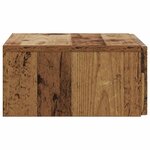 vidaXL Table d'appoint murale 59 x 34 5 x 17 cm Bois d'ingénierie