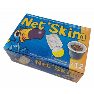 Net skim  pré-filtre jetable pour skimmer - 12 pieces.