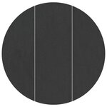 vidaXL Tapis de piscine Ø 366 cm (1 mm) Rond Tissu non tissé Noir