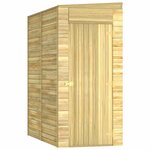 vidaXL Abri de stockage de jardin 100x210x218 cm Bois de pin imprégné