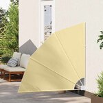 vidaXL Écran de confidentialité pour balcon Couleur sable 140 x 140 cm